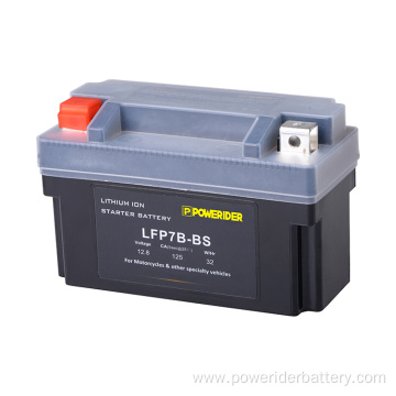 12.8v 3ah YT7B-BS lithium ion motorcycle starter battery